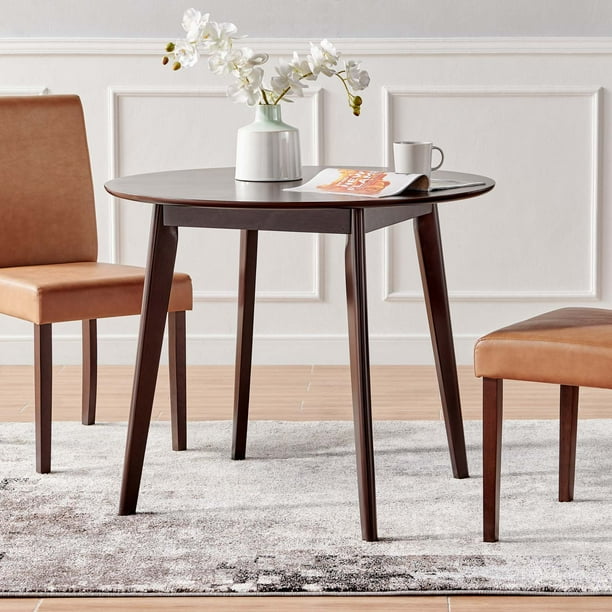 Modway Vision 35 Round Dining Table Cappuccino Modway Vision 35 Round Dining Table Cappuccino